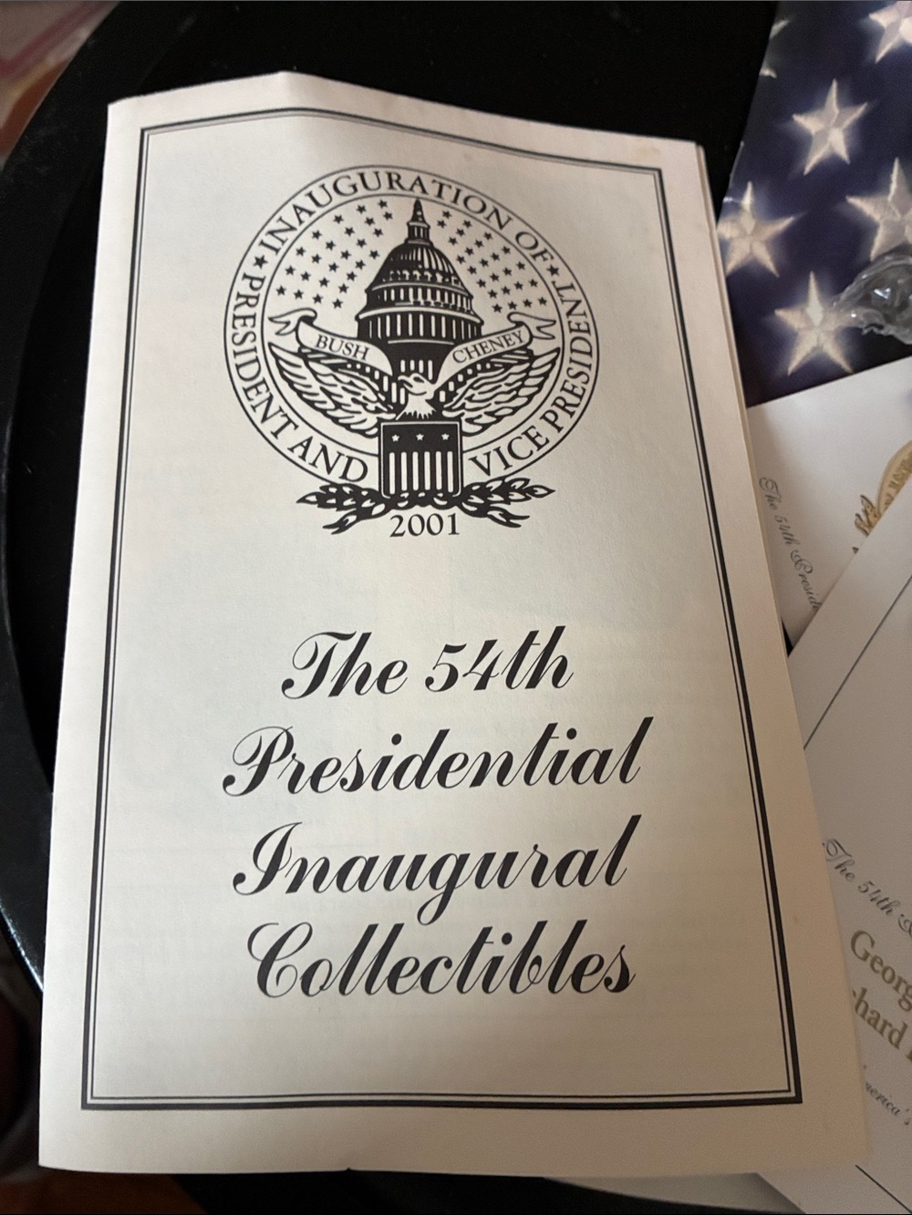 Bush Cheney inauguration stamp covers and official program January 20, 2001 - Picture 13 of 15